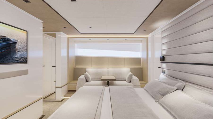 Fellowship II, Master cabin sofa